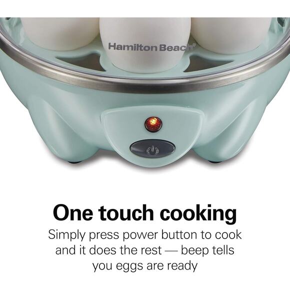 Hamilton Beach 3-In-1 Electric Egg Cooker for Hard Boiled Eggs, Poacher, Omelet - Picture 7 of 7